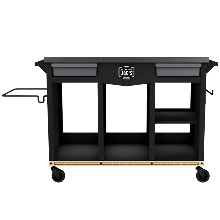 Oklahoma Joe'S 40-Inch Deluxe Prep & Storage Work Cart 1