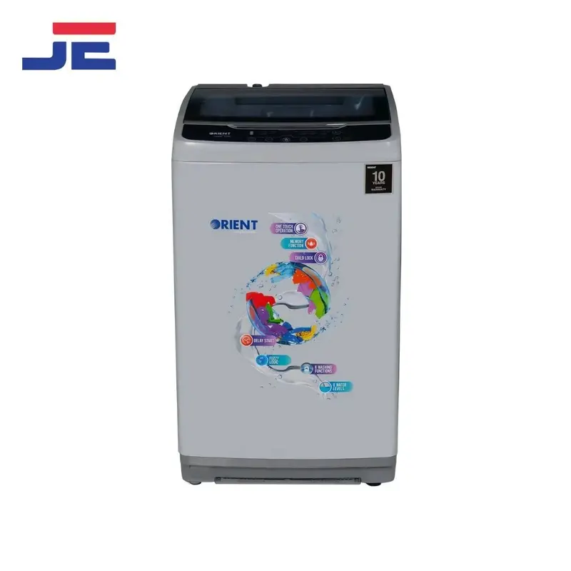Orient Twister 1350 Automatic Washing Machine – Metallic Silver 1
