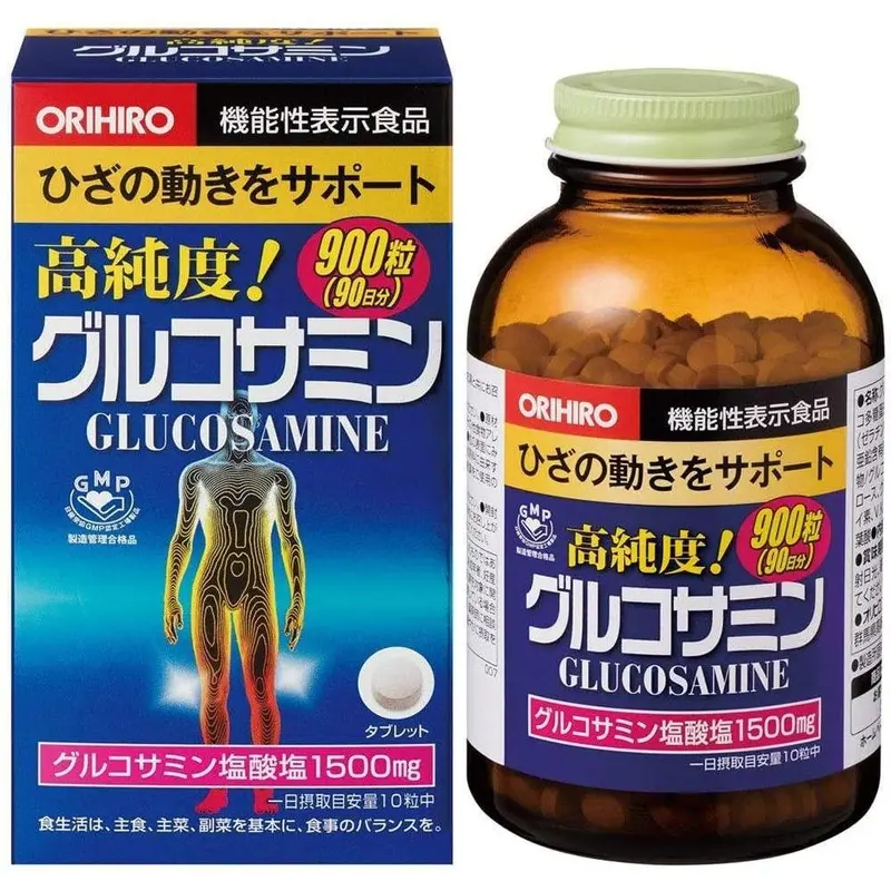 Orihiro Japanese Glucosamine Supplement – 1500Mg Per Tablet, 900-Count Bottle 1