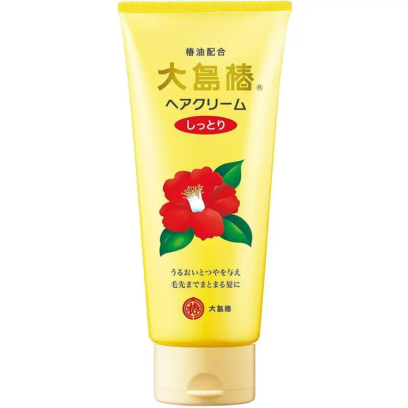 Oshima Tsubaki Moist Leave-In Hair Cream – Deep-Nourishing Treatment For Dry Hair, 160G 1