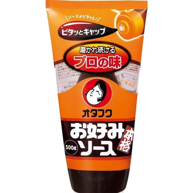 Otafuku Okonomiyaki Sauce – Sweet-Tangy Japanese Pancake Condiment, 500G 1
