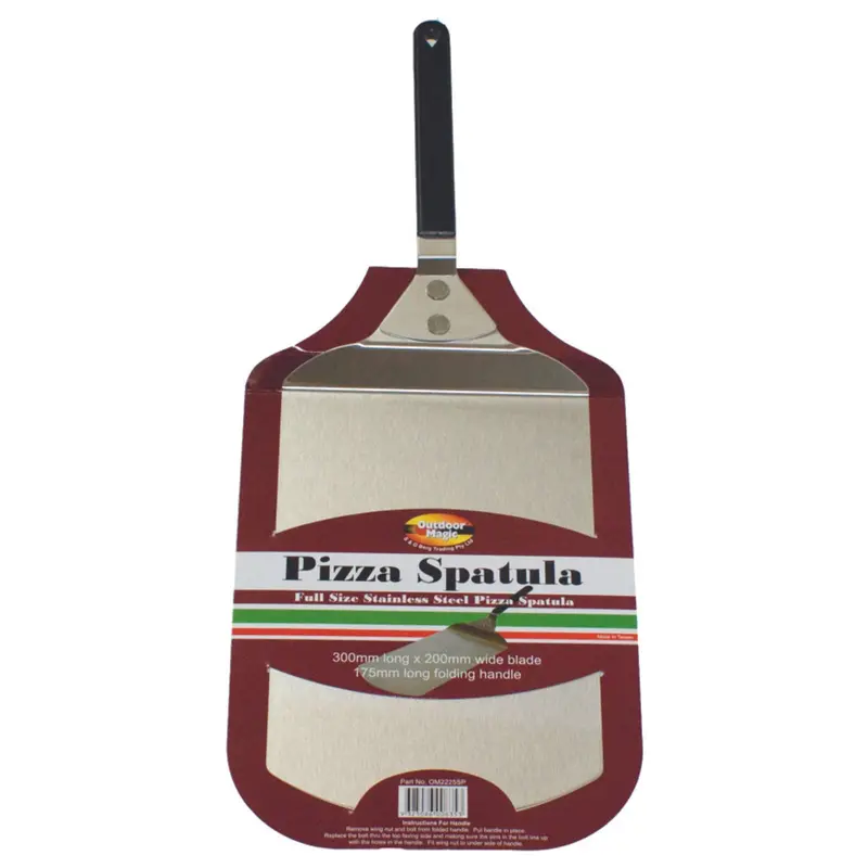 Outdoor Magic Extra-Large Pizza Peel – Heavy-Duty Stainless Steel Spatula 1