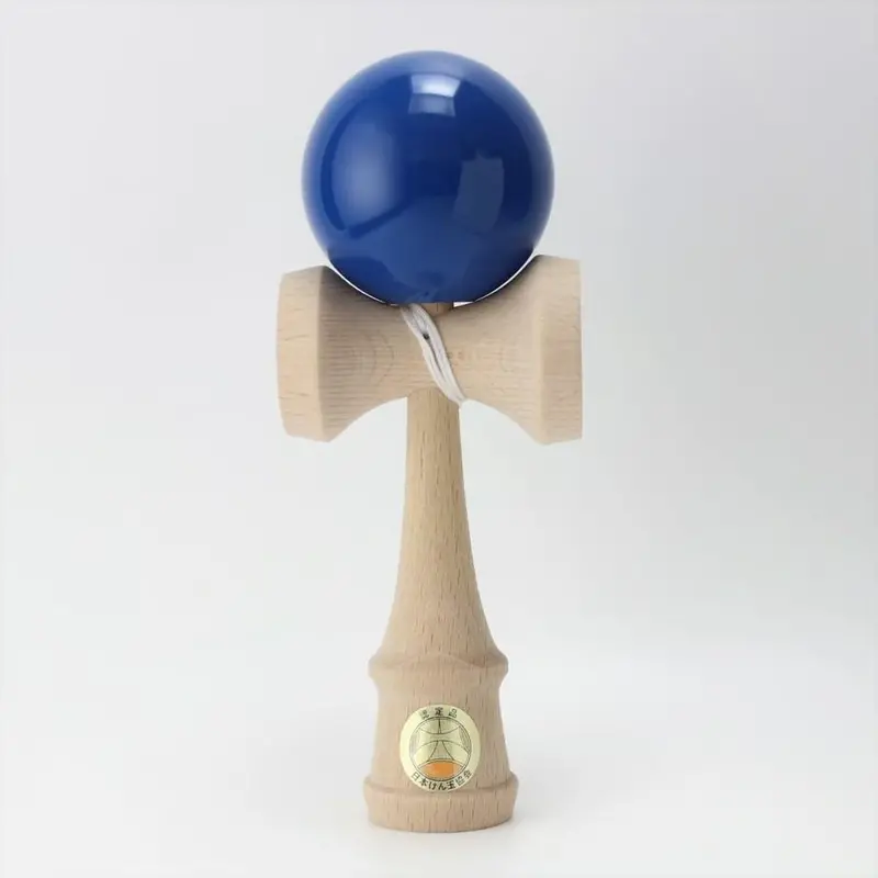 Ozora Blue Jka-Certified Handmade Kendama Cup-And-Ball Toy 1