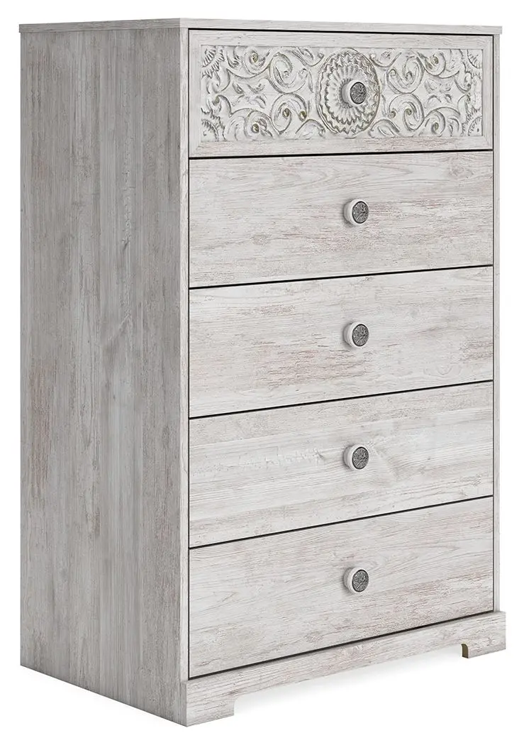 Paxberry Tall 6-Drawer Chest For Compact Spaces 1