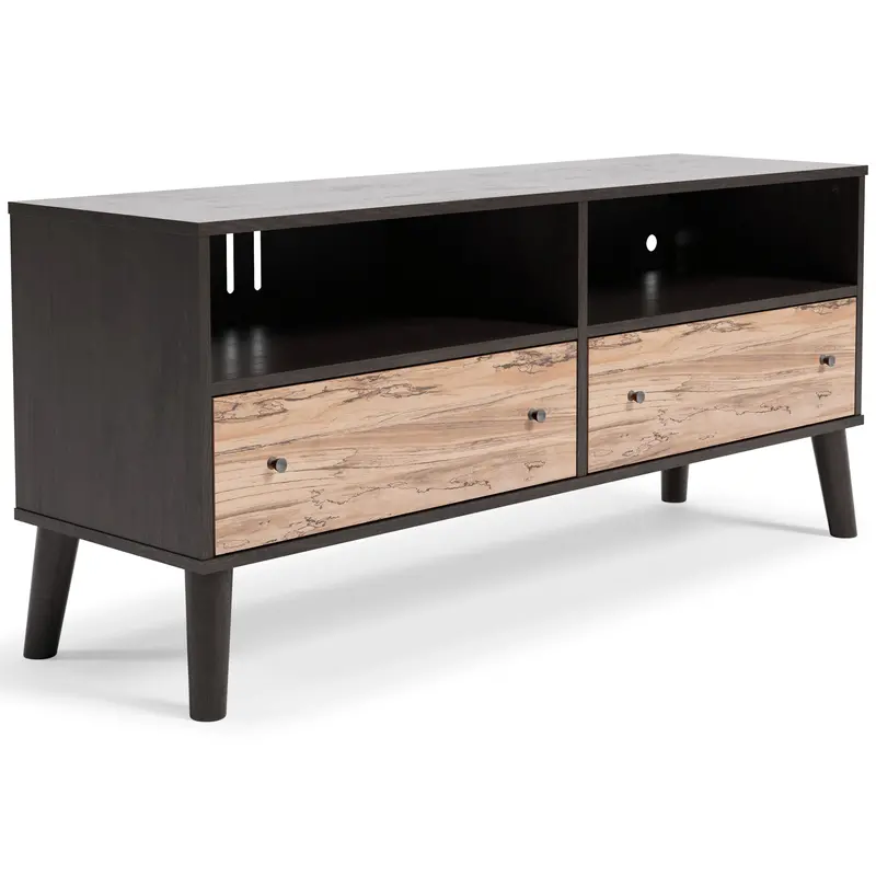 Piperton Brown And Natural Medium-Sized Tv Stand 1