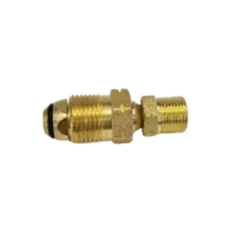 Pol Male Swivel × 3/8" Left-Hand Male Gas Fitting 1