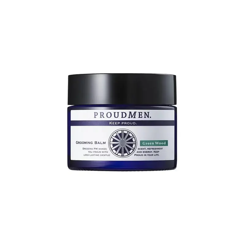 Proudmen Men'S Green Wood Scented Grooming Balm – 40G 1
