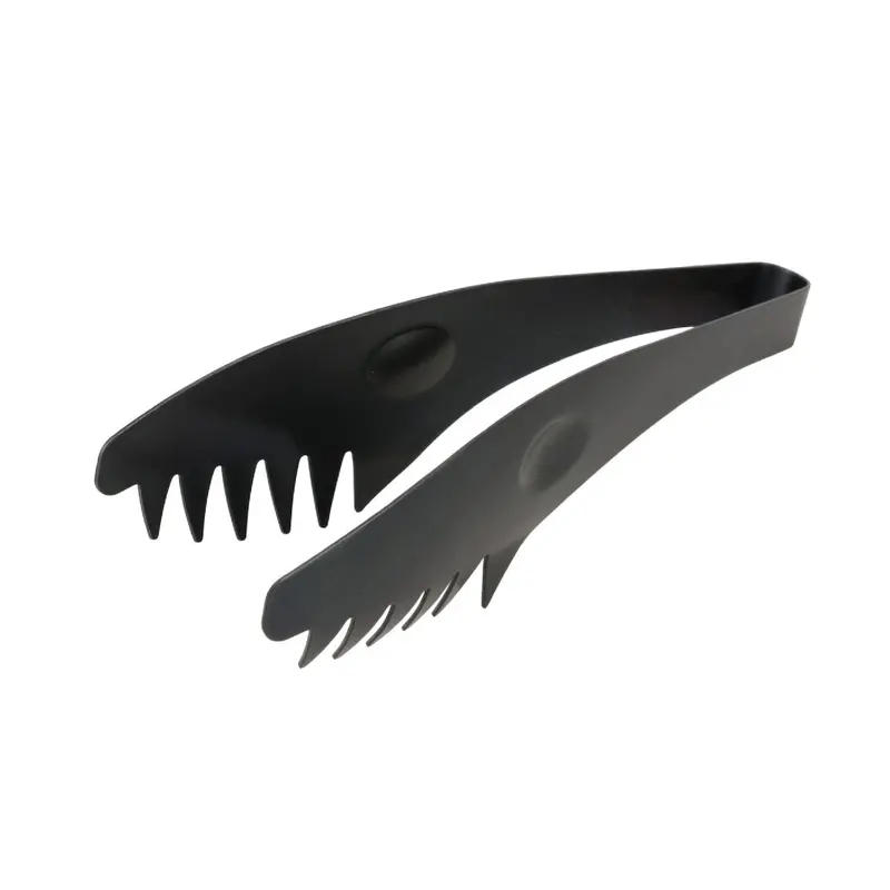 Ptygrace Multi-Function Serrated Kitchen Tongs – 170Mm Black Grip Utility Tool 1