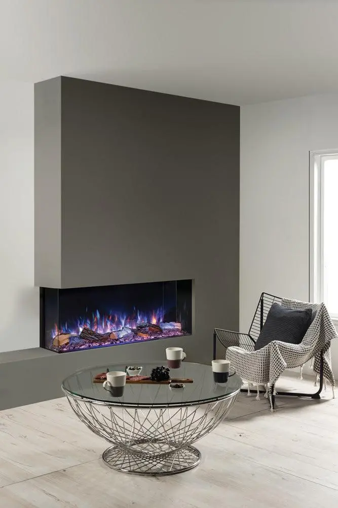 Regency Onyx Outset Electric Fireplace With Flame Effect 1