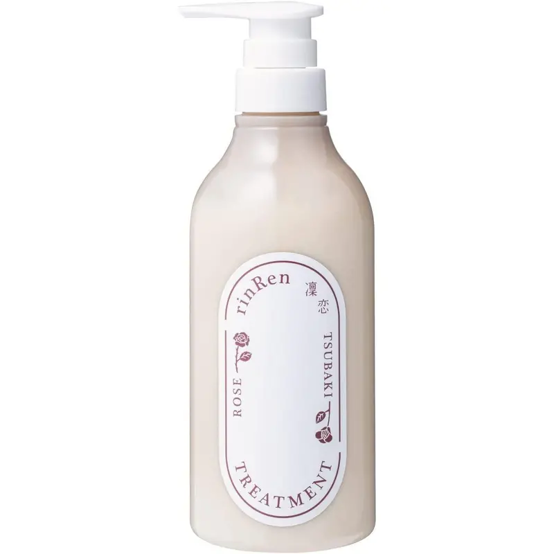 Rinren Rose & Tsubaki Repair Treatment – Vegan Strengthening Hair Therapy (480Ml) 1