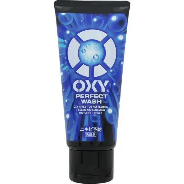 Rohto Oxy Acne-Control Face Wash For Men – Oil-Free Clarifying Cleanser, 130G 1