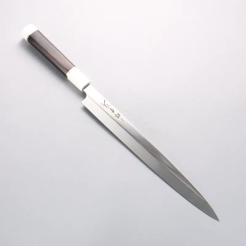 Sakai Takayuki Ginryu Honyaki Yanagiba – 300Mm Swedish Steel, Ebony Handle With Sheath 1