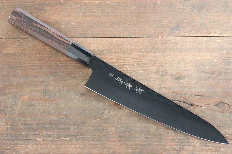 Sakai Takayuki Kurokage Vg-10 Gyuto Chef Knife – 210Mm Hammered Blade With Wenge Handle 1
