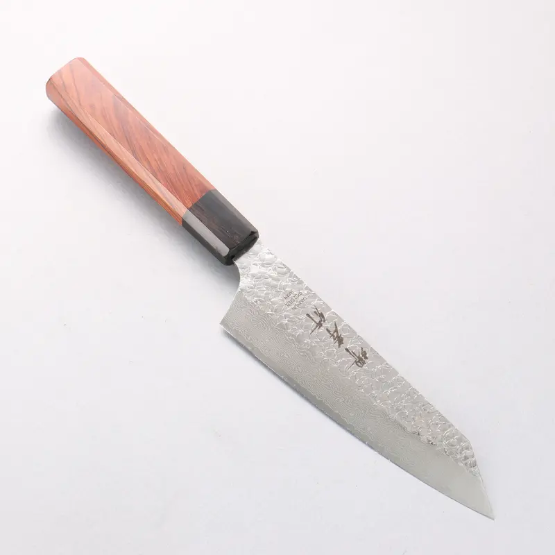 Sakai Takayuki Sg2 Damascus Kengata Santoku – 160Mm Rosewood Handle With Black Pakka Ferrule 1