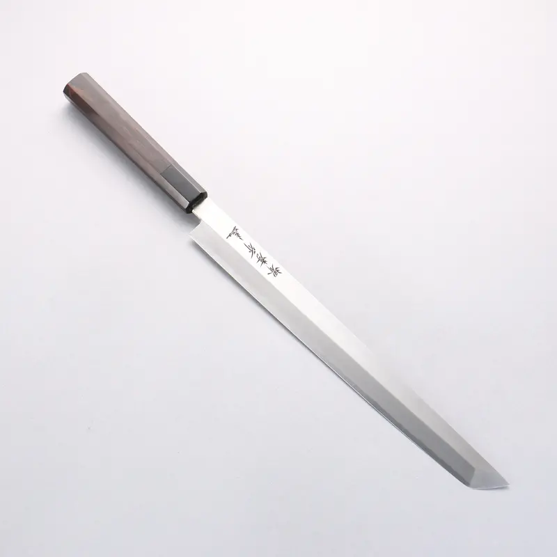 Sakai Takayuki Silver Steel #3 Sakimaru Takohiki – 210Mm Traditional Octopus-Cutting Knife With Ebony Handle 1