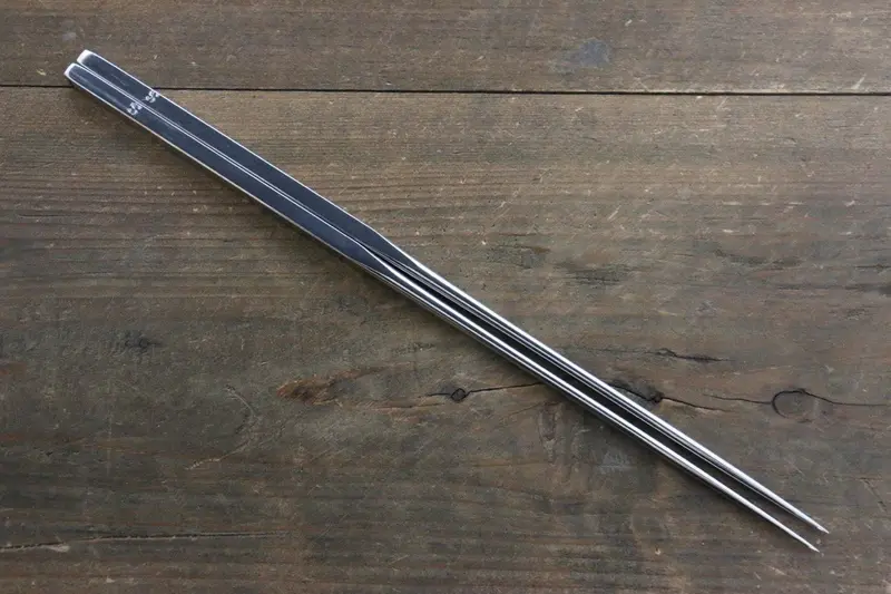 Sakai Takayuki Stainless Steel Moribashi Serving Chopsticks 1
