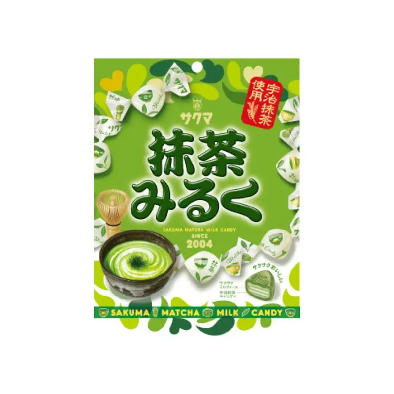 Sakuma Matcha Milk Candy – Authentic Green Tea–Infused Sweet, 58G 1