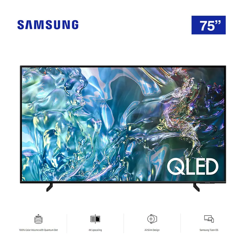 Samsung 75-Inch Qled 4K Ai-Powered Smart Tv – Qa75Q60Daumte, Tizen Os 1