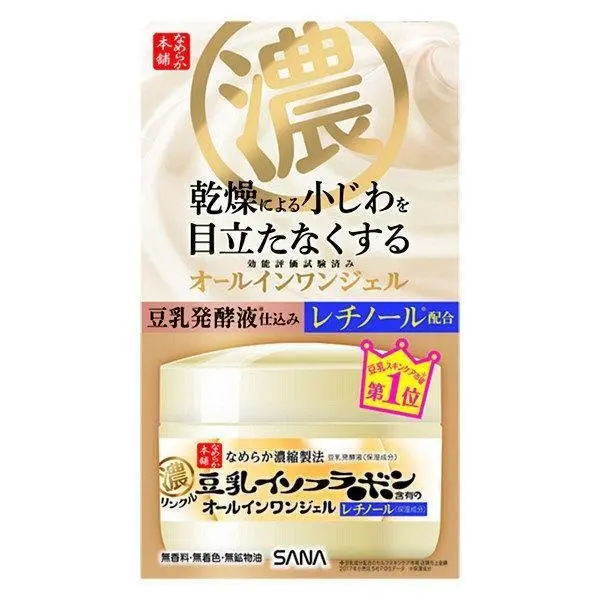 Sana Nameraka Honpo Isoflavone Anti-Wrinkle Gel Cream – 100G 1