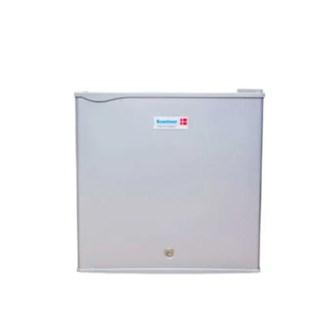Scanfrost 50-Liter Direct-Cool Double-Door Mini Fridge In Grey Sfr50 1
