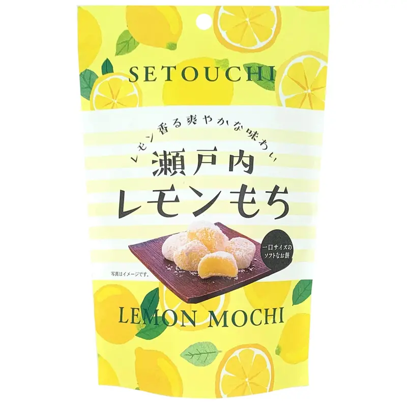 Seiki Lemon Daifuku Mochi – Setouchi Citrus Bite-Sized Snack, 130G 1