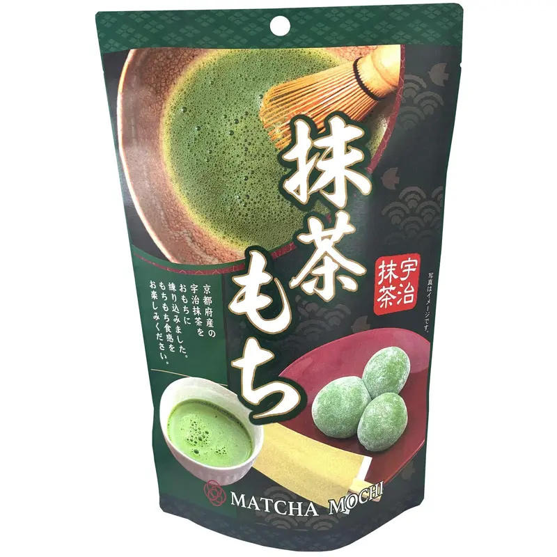 Seiki Uji Matcha Soft Chewy Mochi Rice Cakes – 130G 1