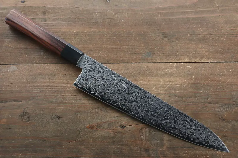 Seisuke Aus-10 Damascus Gyuto – 240Mm, Premium Shitan Handle 1