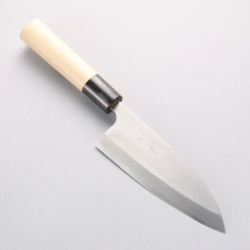 Seisuke Deba Knife – Molybdenum Steel Kasumitogi Finish, Magnolia Handle 1