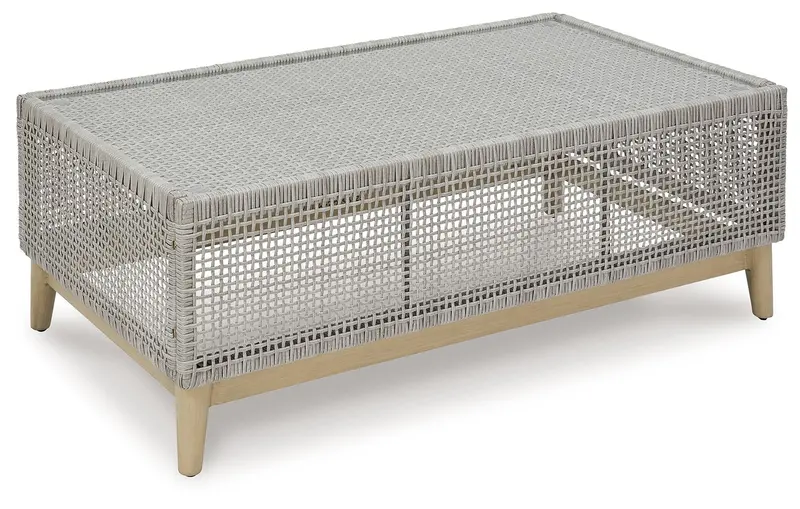 Seton Creek Gray Rectangular Cocktail Table – Sleek Low-Profile Living Room Centerpiece 1
