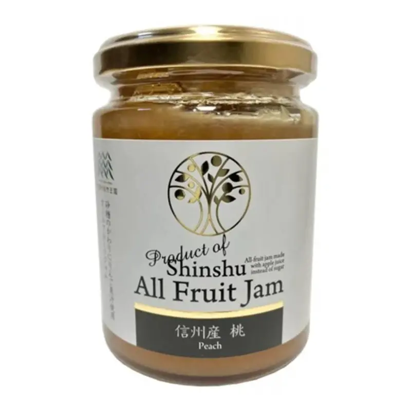 Shinshu Peach Jam – Premium All-Fruit Preserves, Zero Added Sugars (240 G) 1
