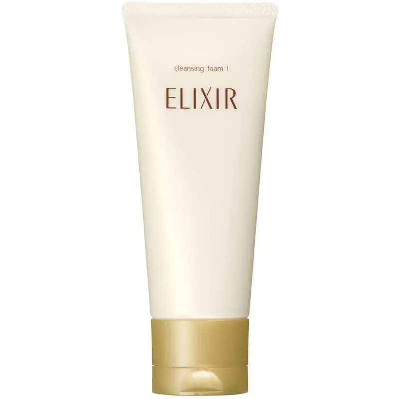 Shiseido Elixir Light Cleansing Foam – Gentle Anti-Aging Face Wash For Normal To Oily Skin (145G) 1