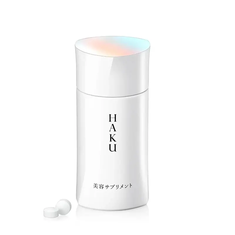 Shiseido Haku L-Cystine Supplement – Skin-Brightening Vitamin C Tablets (90 Capsules) 1