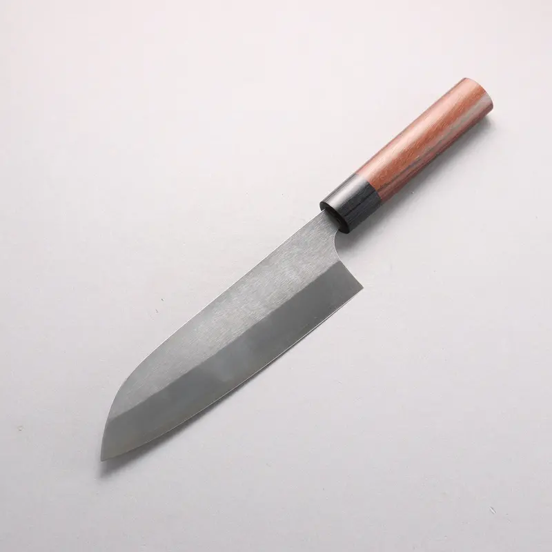 Shungo Ogata Sg2 Santoku – 180Mm Versatile Kitchen Knife, Rosewood Handle With Distinctive Hairline Pattern 1