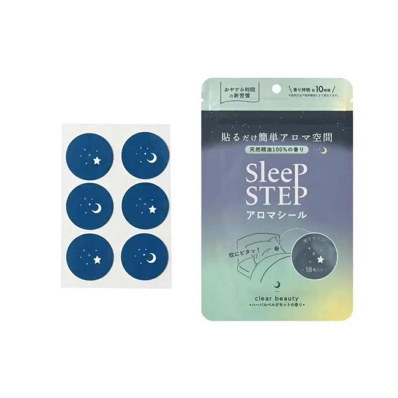 Sleep Step Bergamot Aroma Sleep Patch – Natural Stick-On Relaxation Aid (18 Pcs) 1