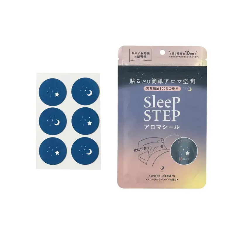 Sleep Step Lavender Floral Sleep Patch – Soothing Adhesive Nighttime Aid (18 Pcs) 1