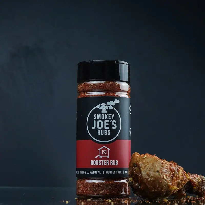 Smokey Joes Rooster Rub – Zesty, Chili-Forward Heat & Flavor 1