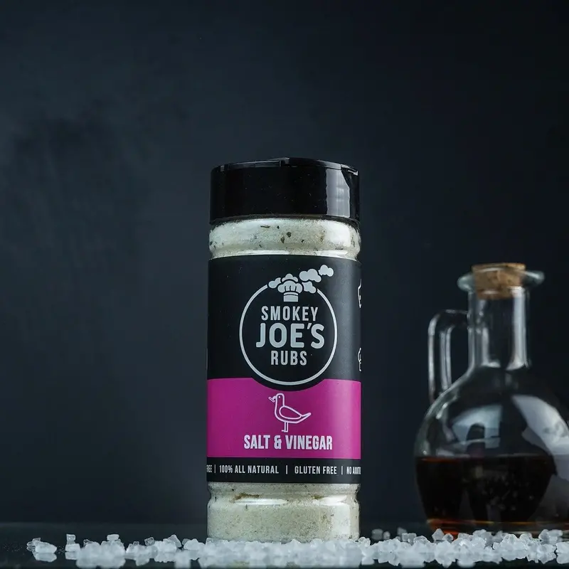 Smokey Joes Salt & Vinegar Seasoning – Tangy Crispy Snack Rub 1