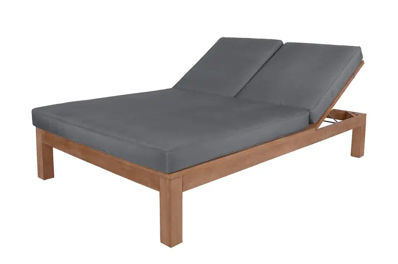 Solomon Double Sunbed – East India Adjustable Outdoor Lounger 1