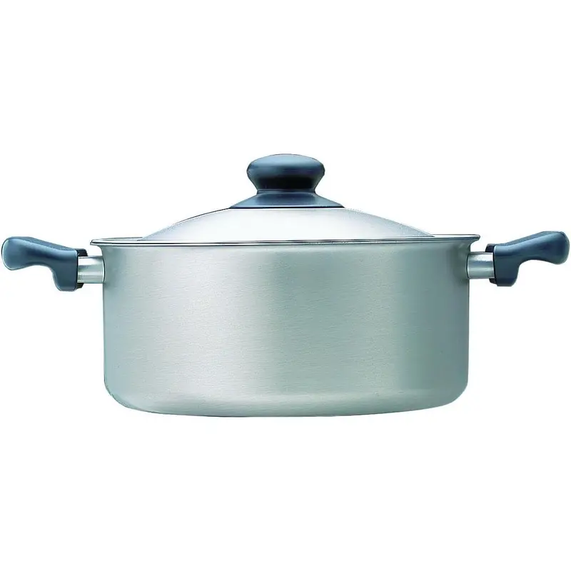 Sori Yanagi Two-Handled Stainless Pot – Matte Finish With Lid (3.8L) 1