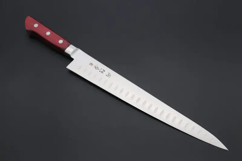 Souma Fks-29W Sujihiki Knife – 270Mm No.29W, Wine-Colored Pakka Wood Handle 1