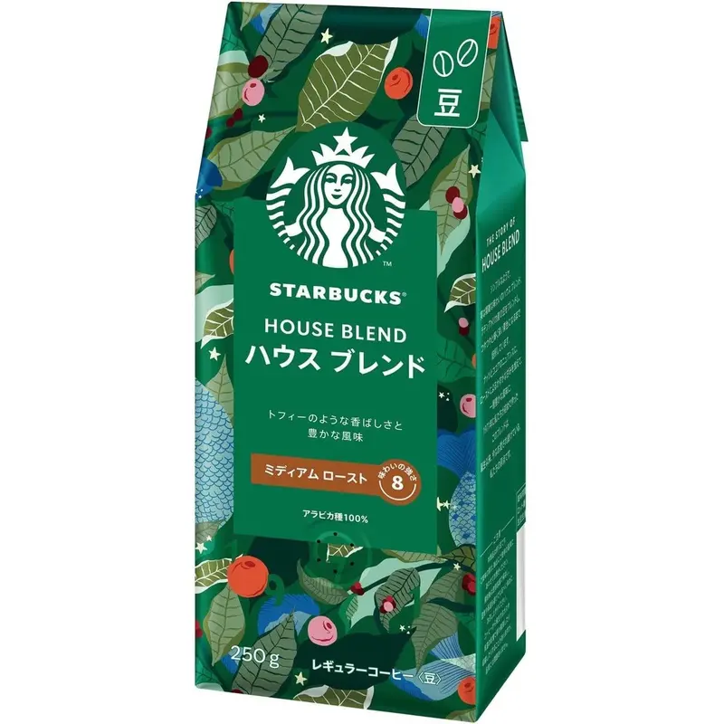 Starbucks Japan House Blend Whole Bean Coffee – Medium Roast (250G) 1