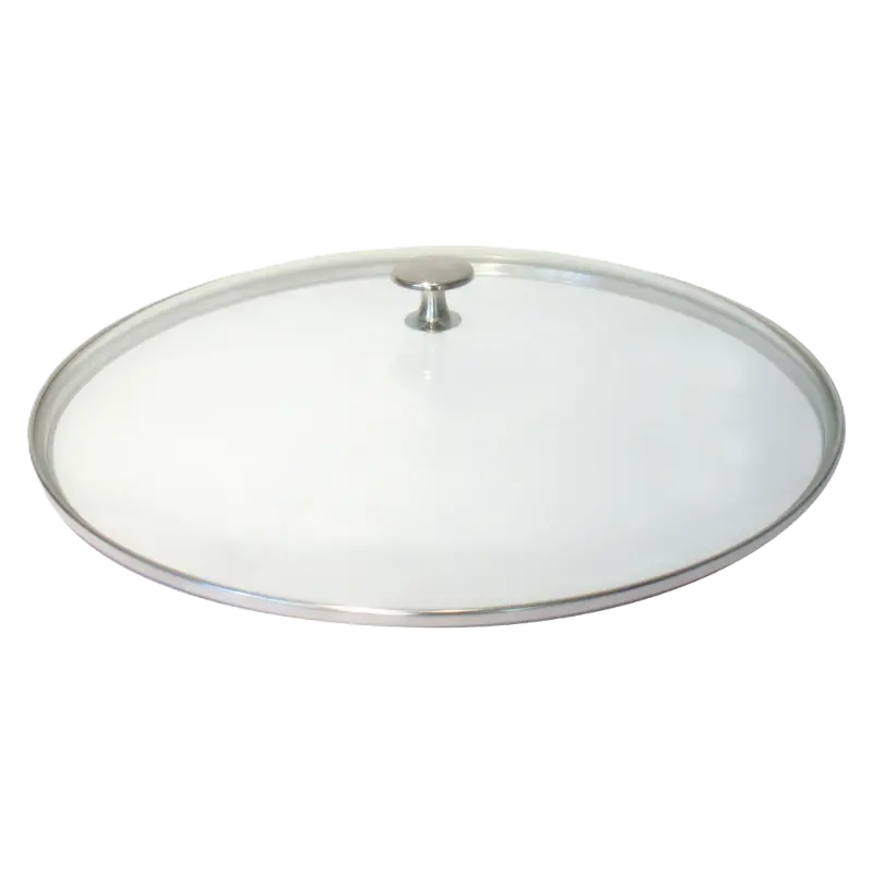 Staub 37 Cm Flat Glass Lid With Nickel-Plated Knob – Premium Accessory 1