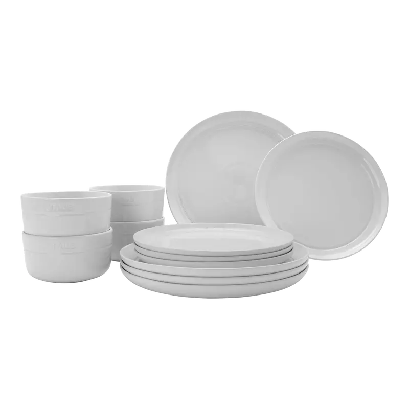 Staub Dining Line 12-Piece Premium Dinnerware Set 1