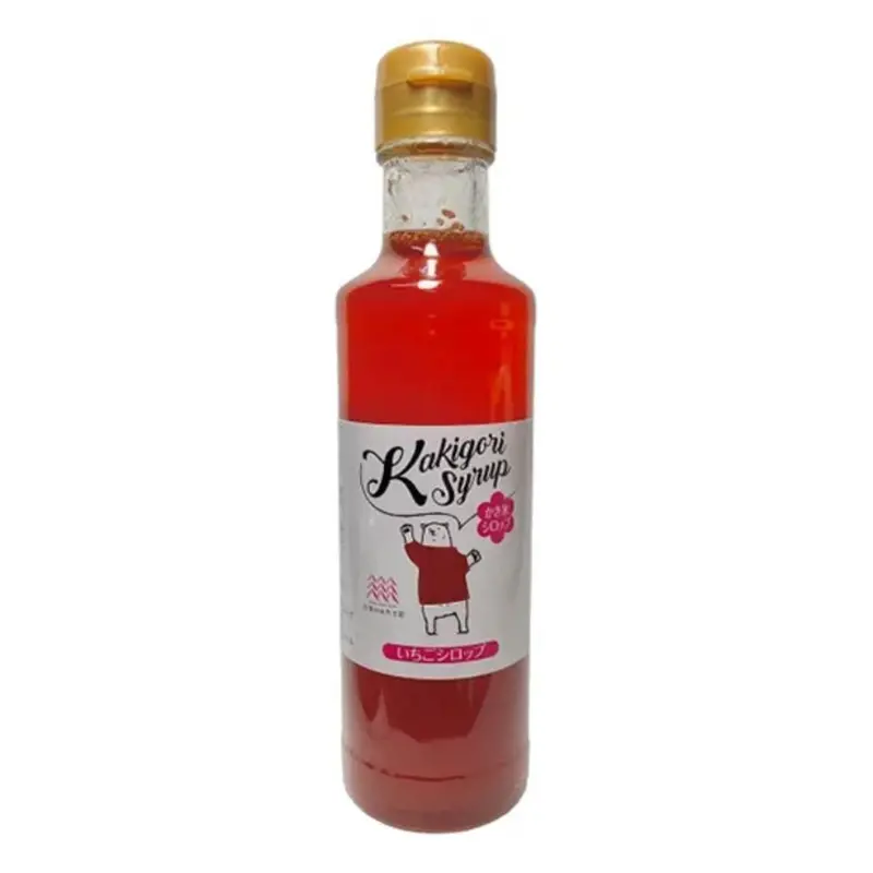 Strawberry Kakigori Syrup – Additive-Free Shaved Ice Topping Made With Real Fruit (260 G) 1