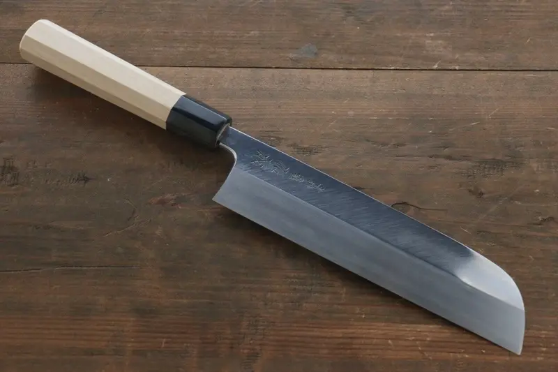 Sukenari Blue Steel No.2 Kamagata Usuba Knife – Magnolia Handle 1