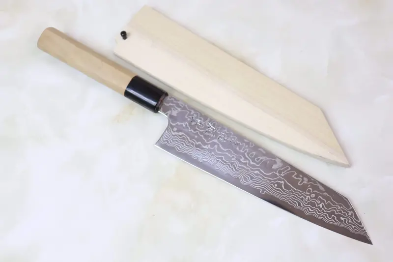 Sukenari Gingami No.3 Nickel Damascus Kiritsuke – 210Mm / 240Mm / 270Mm D-Shaped Magnolia Handle 1