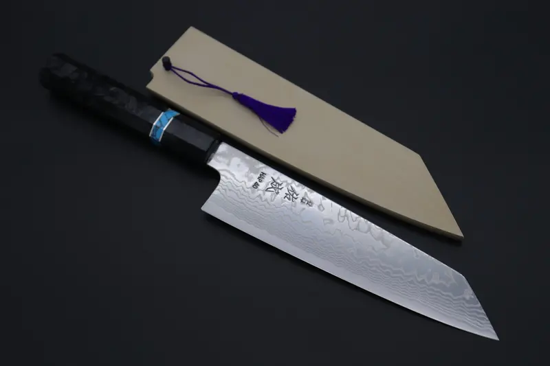 Sukenari Hap-40 Nickel Damascus Kiritsuke Blade – 210Mm Handcrafted Edition (Scl-583) 1
