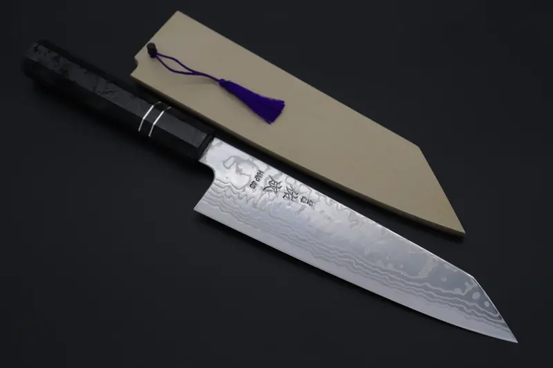 Sukenari Hap-40 Nickel Damascus Kiritsuke Chef Knife – 210Mm Artisan Series (Scl-584) 1