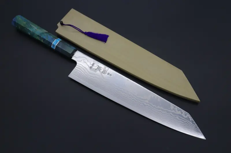 Sukenari Hap-40 Nickel Damascus Kiritsuke Chef Knife – 270Mm Artisan Series (Scl-594) 1
