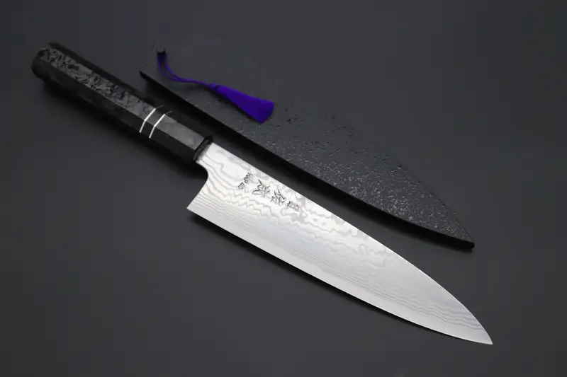 Sukenari Hap-40 Nickel Damascus Wa Gyuto Chef Knife – 210Mm Artisan Series (Scl-581) 1